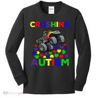 Autism Awareness Truck Crushing Autism For Kids Long Sleeve Shirt thumb 0