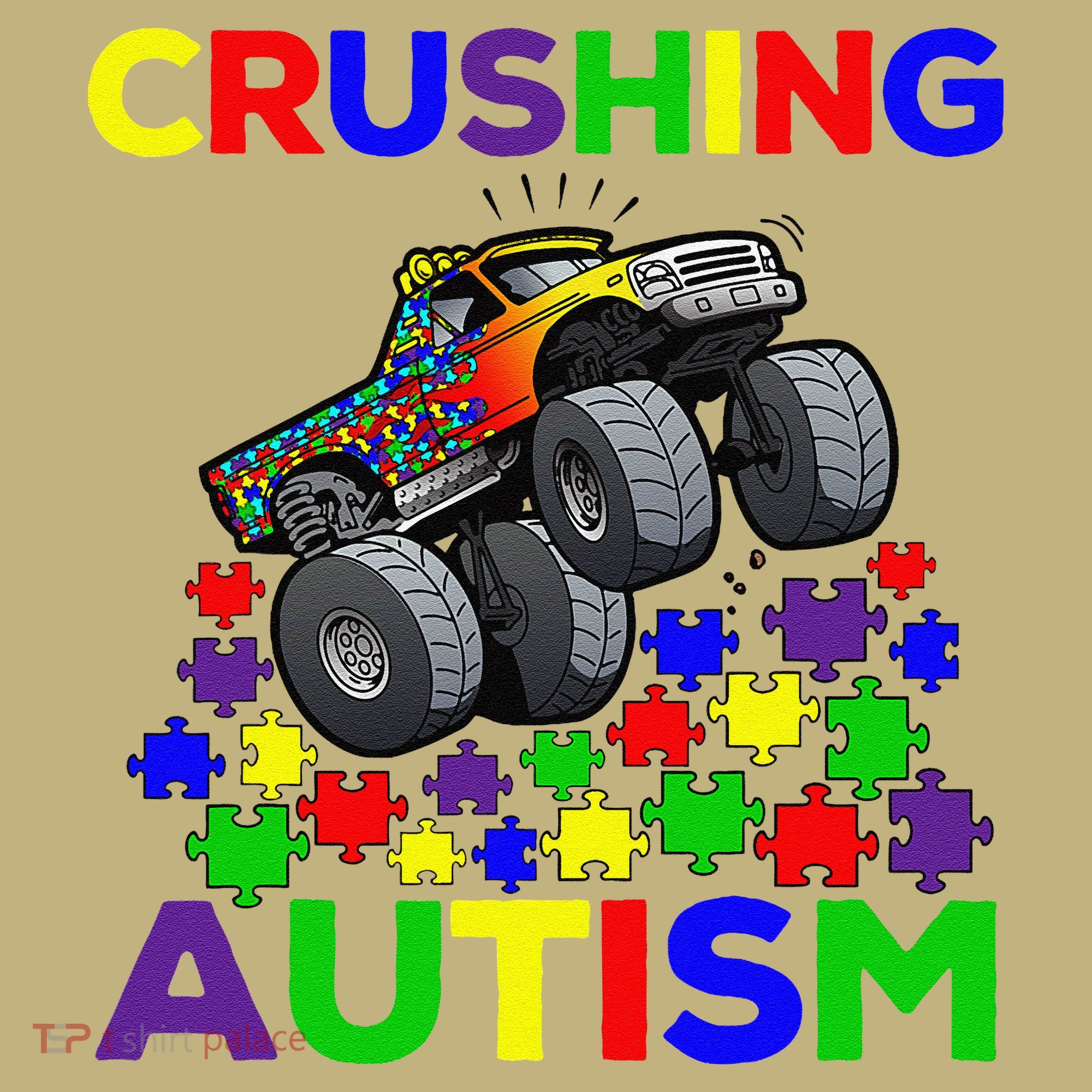 Autism Awareness Truck Crushing Autism For Polo