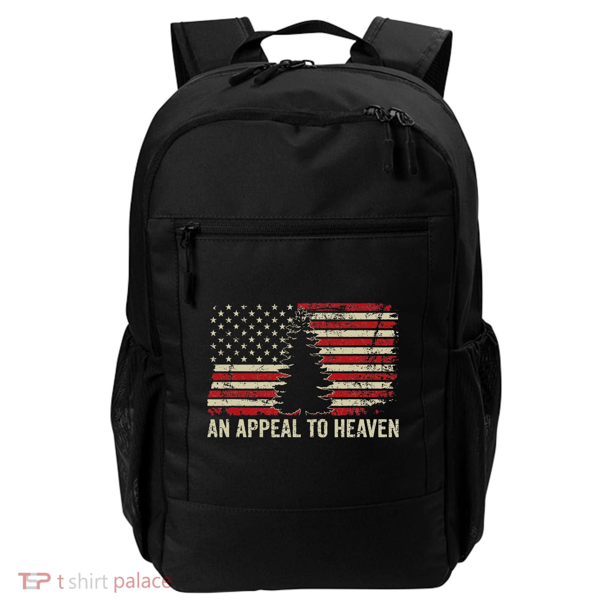 An Appeal To Heaven Usa Revolution Pine Tree American Flag Backpack