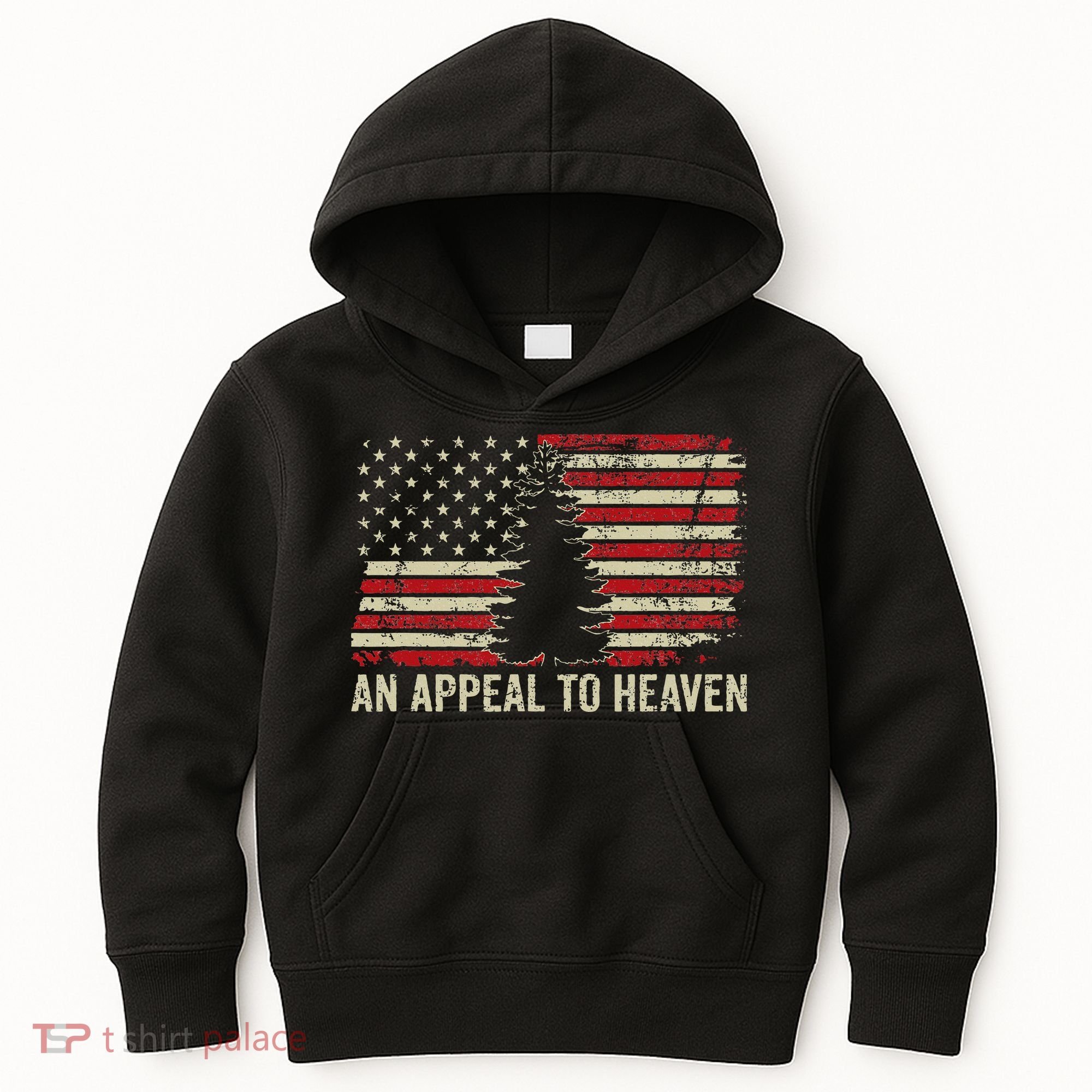 An Appeal To Heaven Usa Revolution Pine Tree American Flag Kids Hoodie