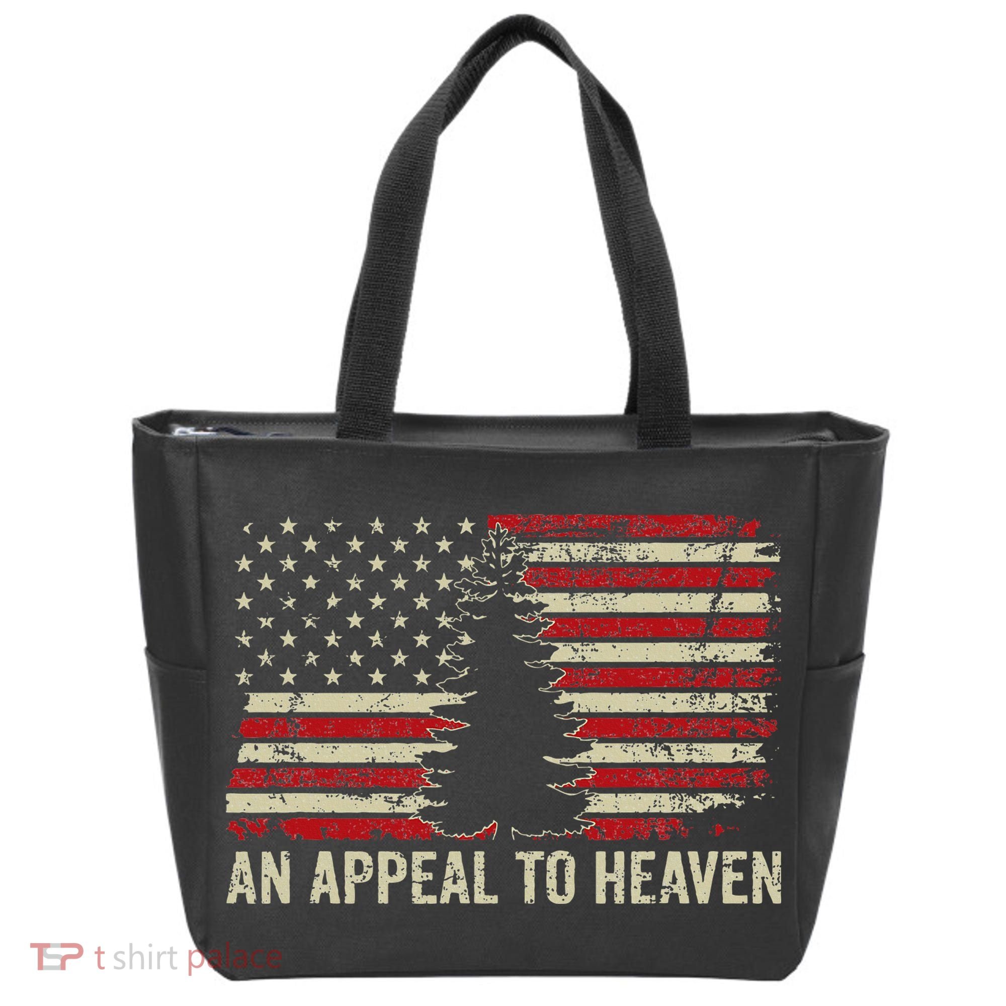 An Appeal To Heaven Usa Revolution Pine Tree American Flag Tote Bag