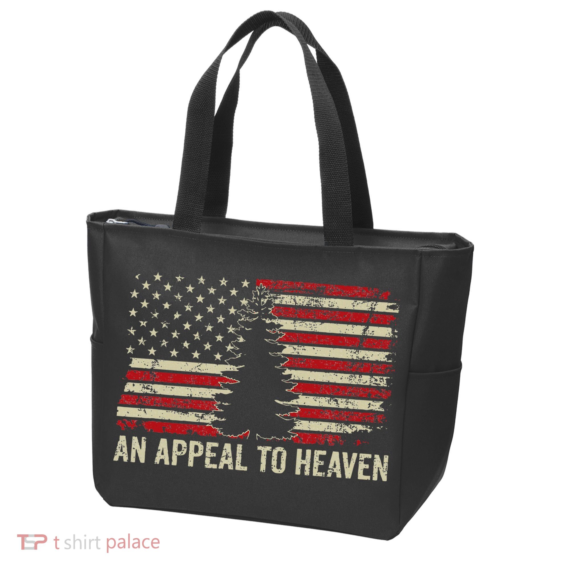 An Appeal To Heaven Usa Revolution Pine Tree American Flag Tote Bag