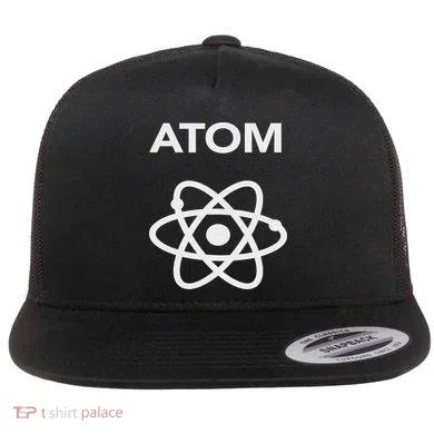 Atom Flat Bill Trucker Hat