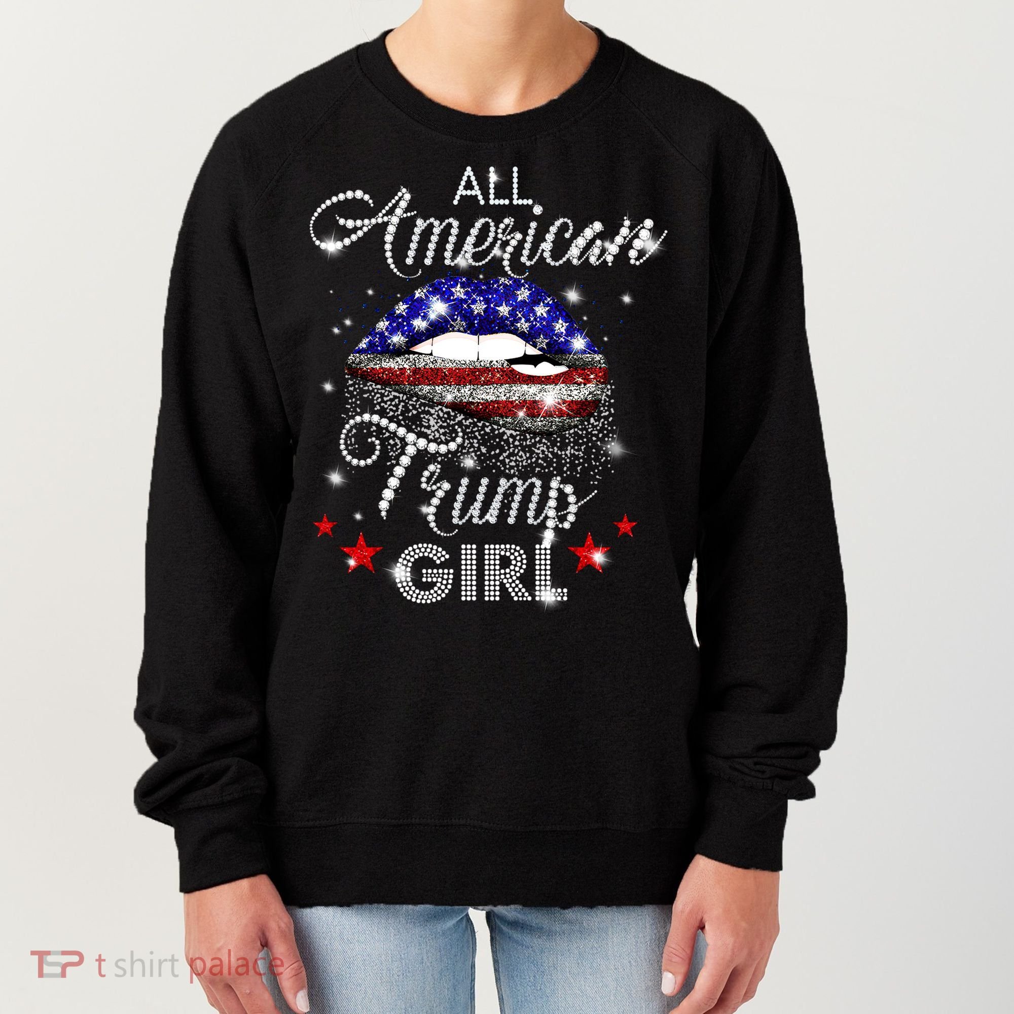 All American Trump Cool Gift Women's Sweatshirt