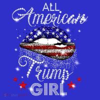 All American Trump Cool Gift Women's T-Shirt thumb 6