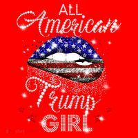 All American Trump Cool Gift Santa Hat thumb 1