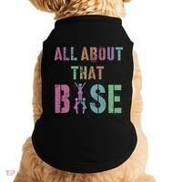 All About That Base Cheerleading Team Cheer Squad Doggie Tank thumb 0