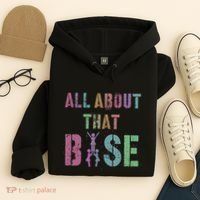 All About That Base Cheerleading Team Cheer Squad Hoodie thumb 4