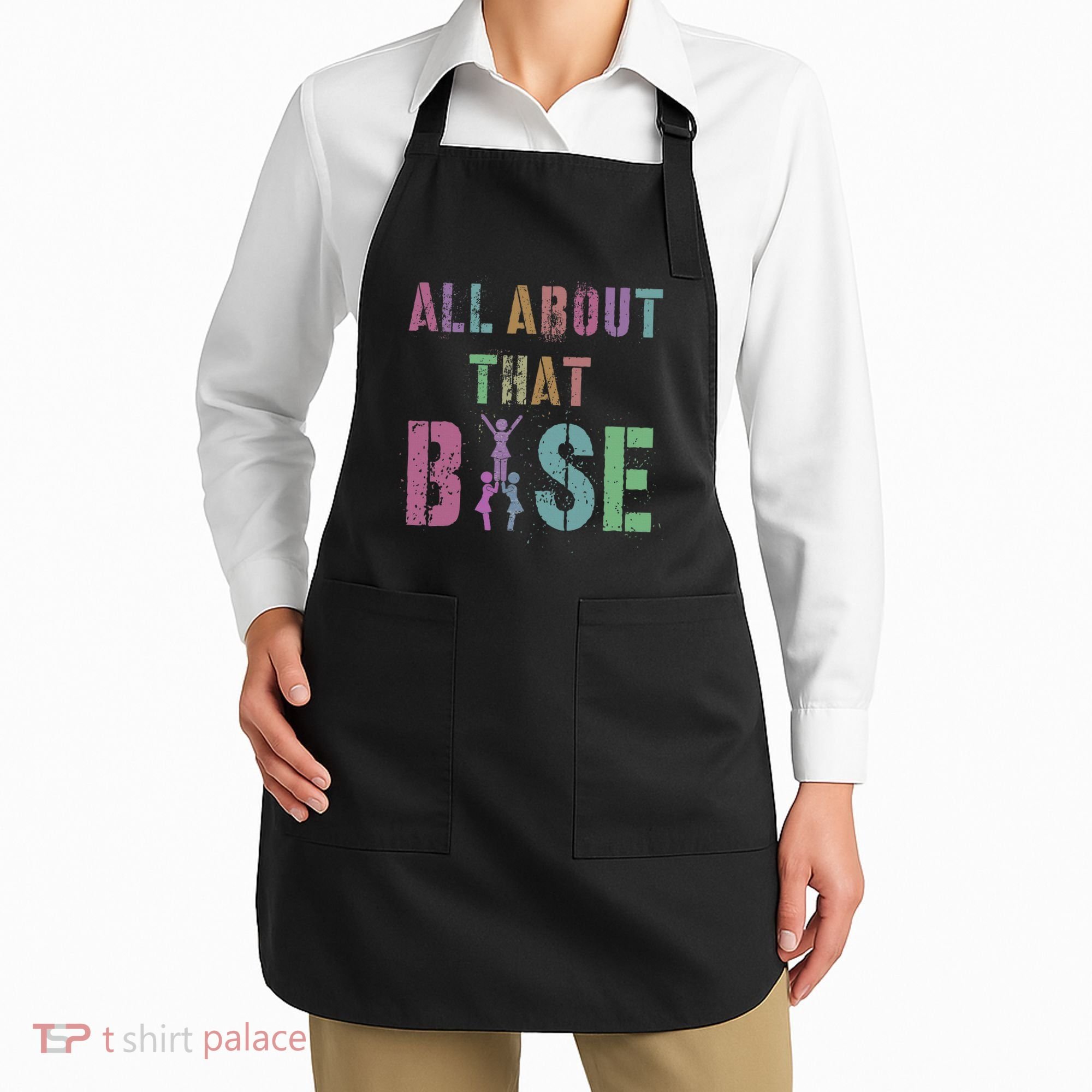 All About That Base Cheerleading Team Cheer Squad Apron