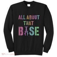 All About That Base Cheerleading Team Cheer Squad Sweatshirt thumb 0