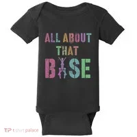 All About That Base Cheerleading Team Cheer Squad Baby Bodysuit thumb 0