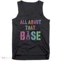 All About That Base Cheerleading Team Cheer Squad Tank Top thumb 0