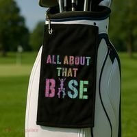 All About That Base Cheerleading Team Cheer Squad Golf Towel thumb 2