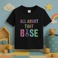 All About That Base Cheerleading Team Cheer Squad Toddler T-Shirt thumb 3