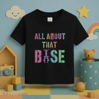 All About That Base Cheerleading Team Cheer Squad Toddler T-Shirt thumb 3