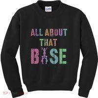 All About That Base Cheerleading Team Cheer Squad Kids Sweatshirt thumb 0
