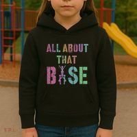 All About That Base Cheerleading Team Cheer Squad Kids Hoodie thumb 3