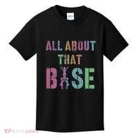 All About That Base Cheerleading Team Cheer Squad Kids T-Shirt thumb 0