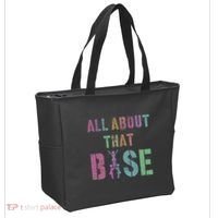 All About That Base Cheerleading Team Cheer Squad Tote Bag thumb 2