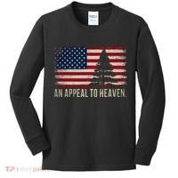 An Appeal To Heaven Patriotic And Inspirational Kids Long Sleeve Shirt thumb 0