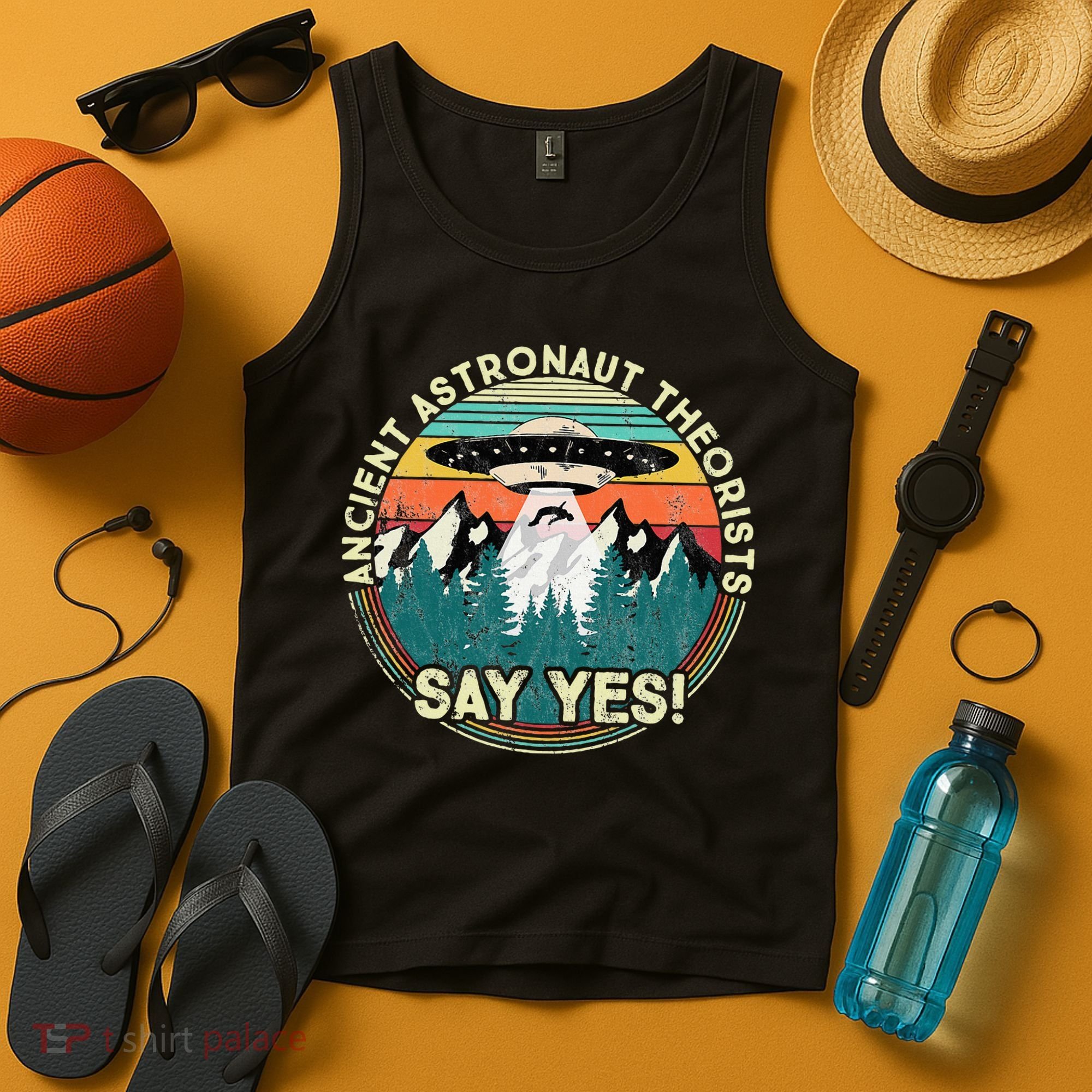 Ancient Astronaut Theorists Say Yes Aliens Tank Top