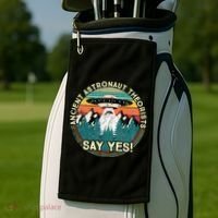 Ancient Astronaut Theorists Say Yes Aliens Golf Towel thumb 2