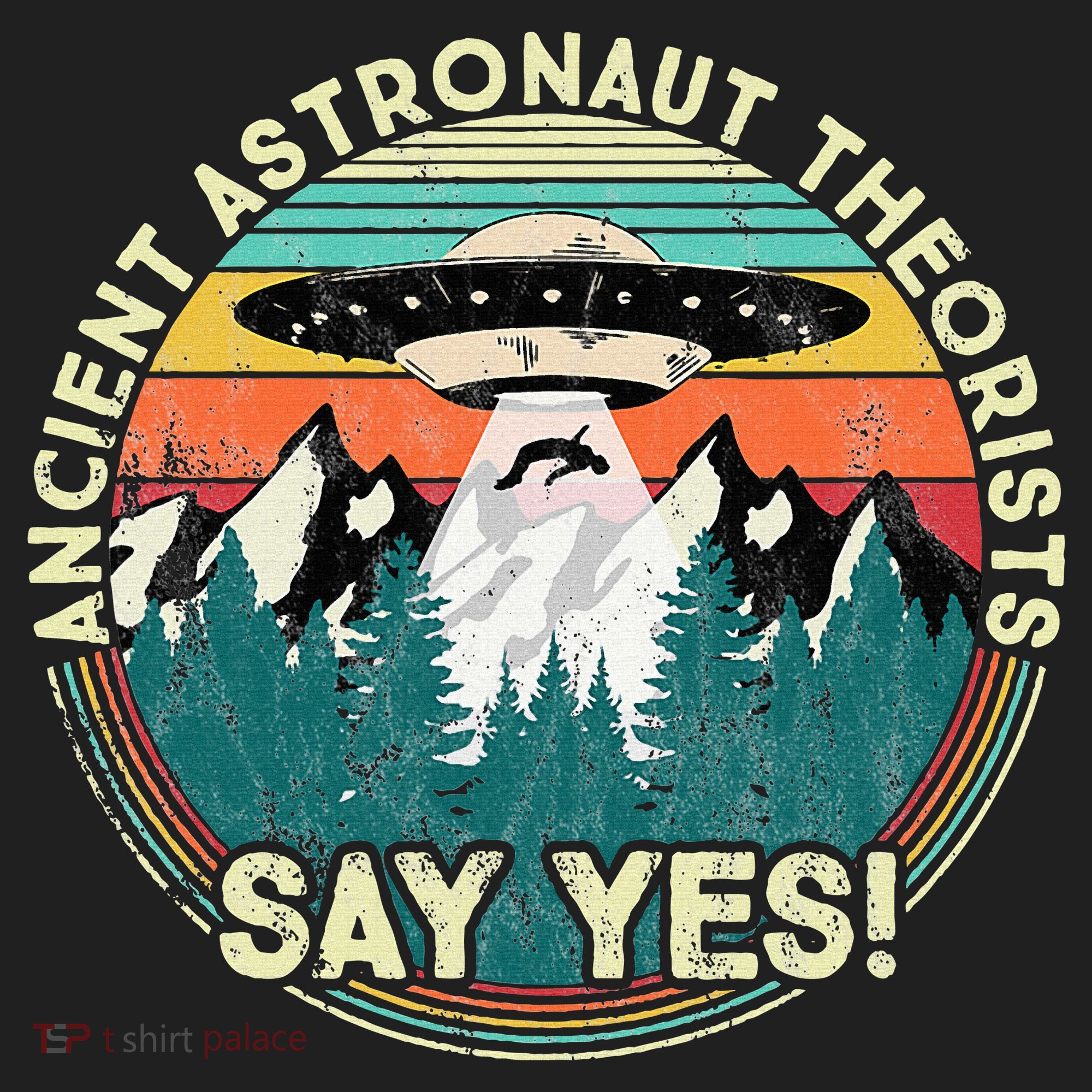 Ancient Astronaut Theorists Say Yes Aliens Golf Towel