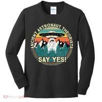 Ancient Astronaut Theorists Say Yes Aliens Kids Long Sleeve Shirt thumb 0