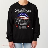 All American Trump Girl Women's Sweatshirt thumb 0