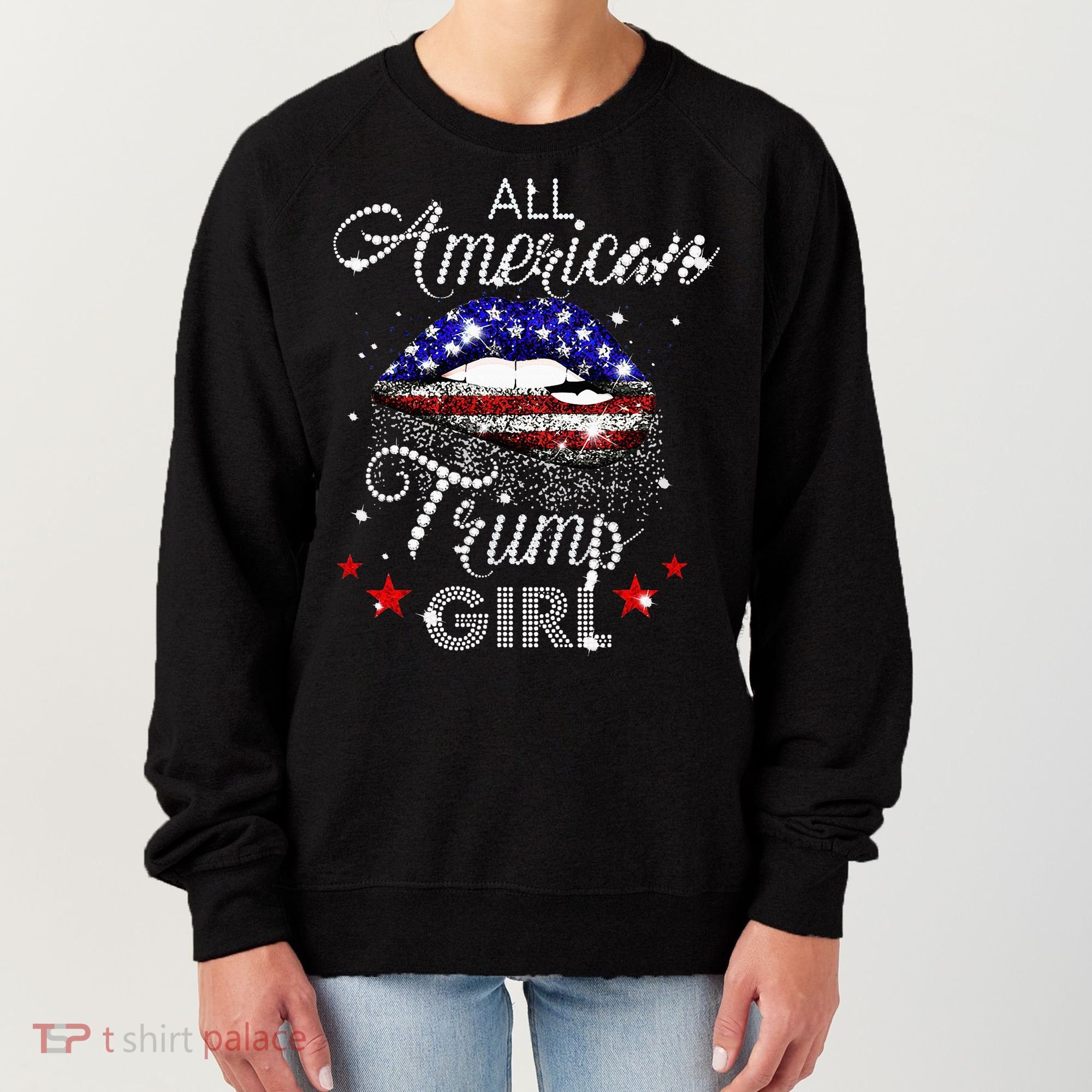 All American Trump Girl Women's Sweatshirt