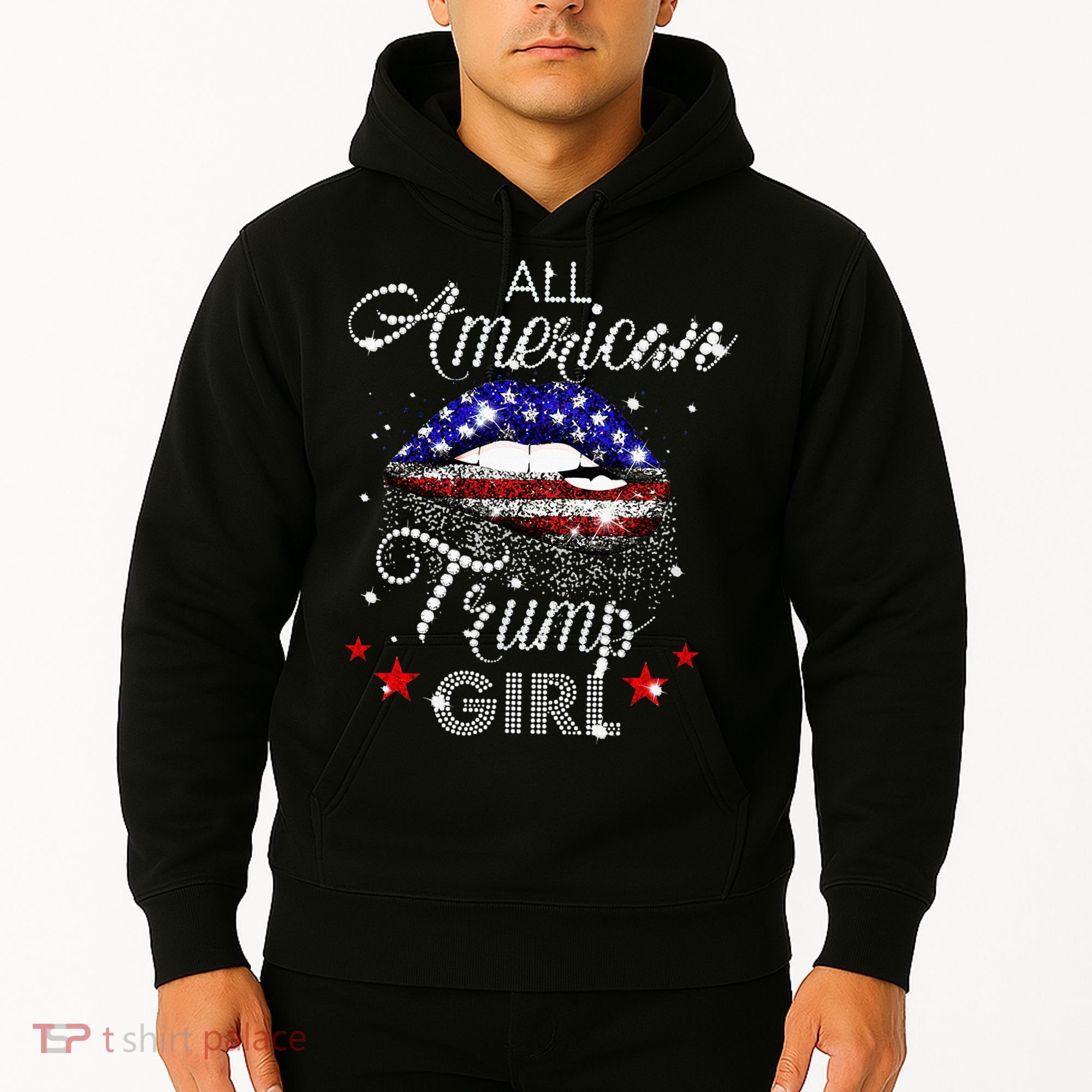 All American Trump Girl Hoodie