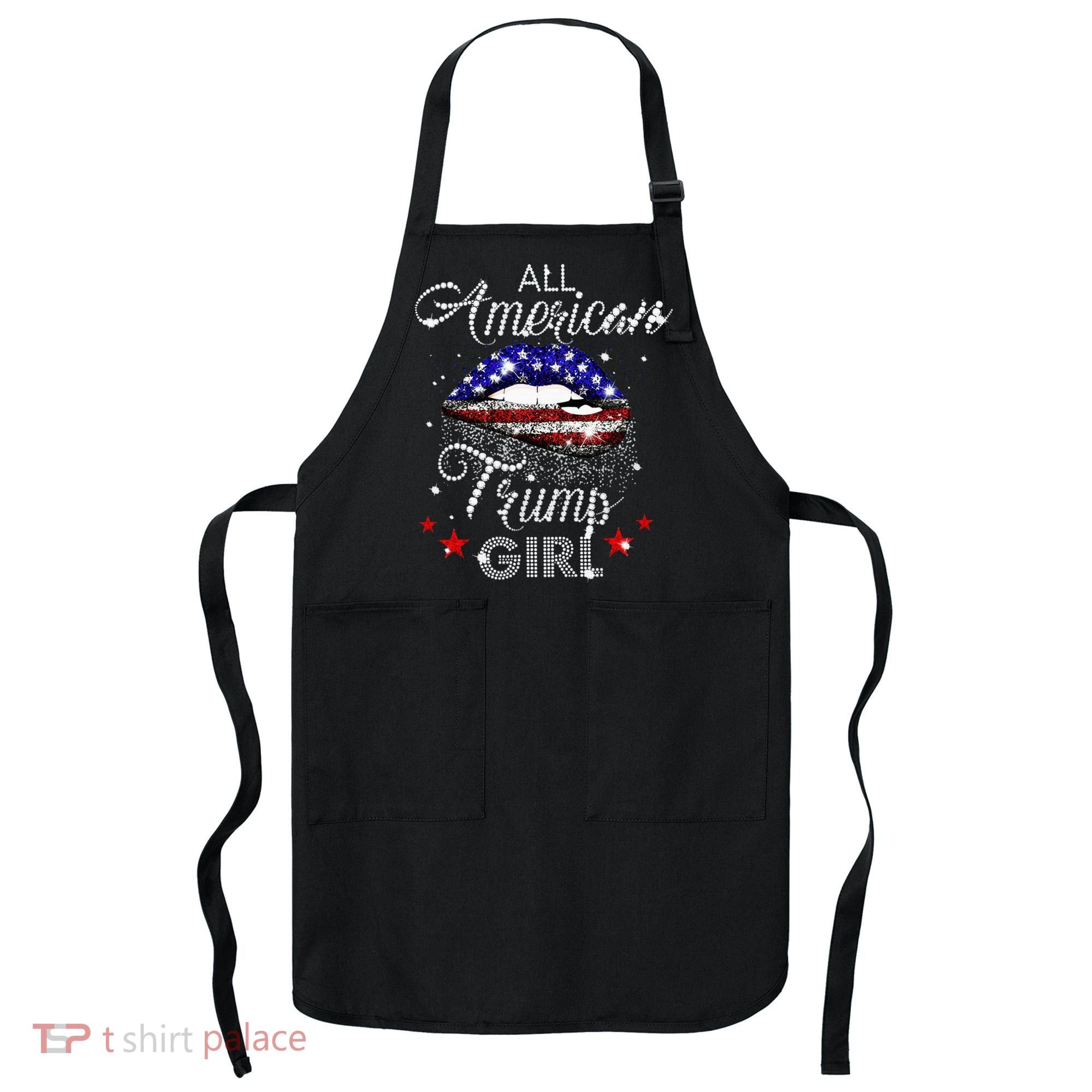 All American Trump Girl Apron