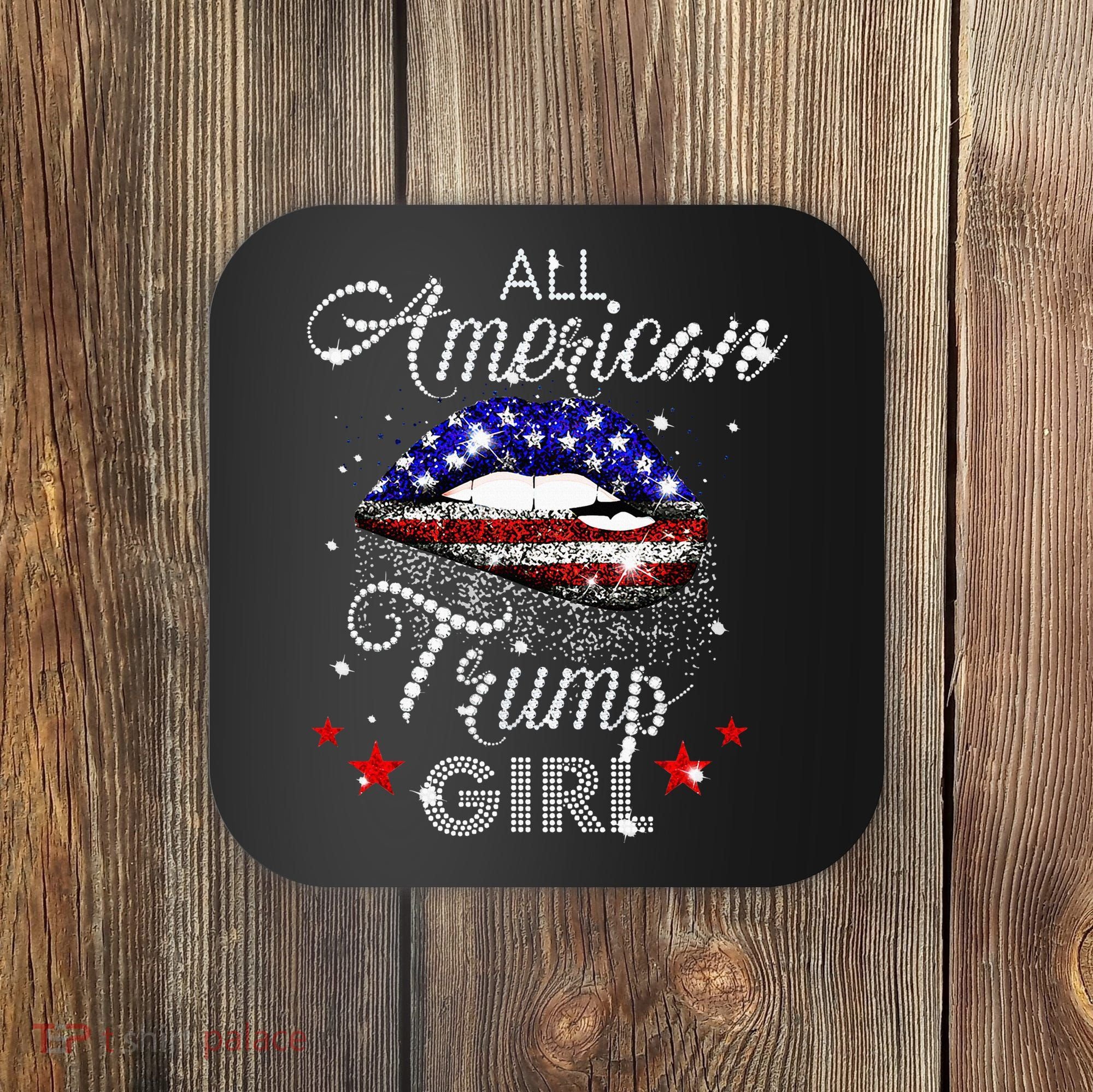 All American Trump Girl Coaster