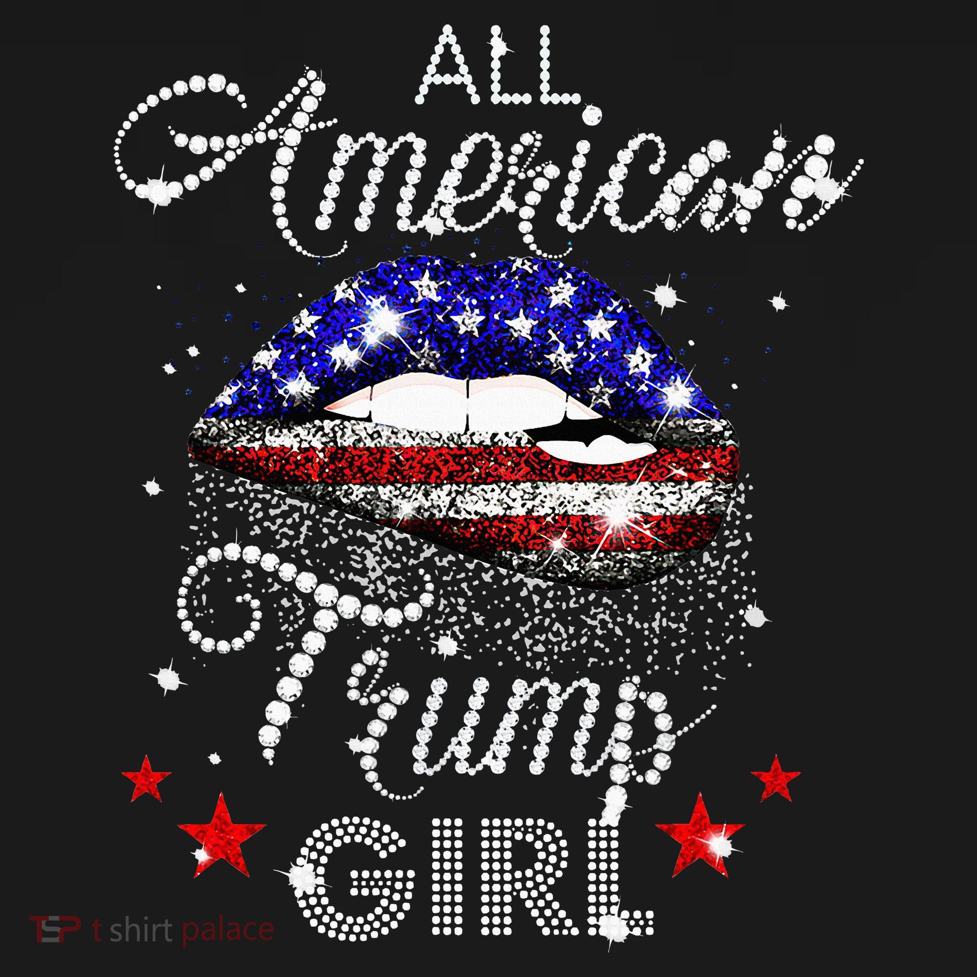 All American Trump Girl Women's Hoodie