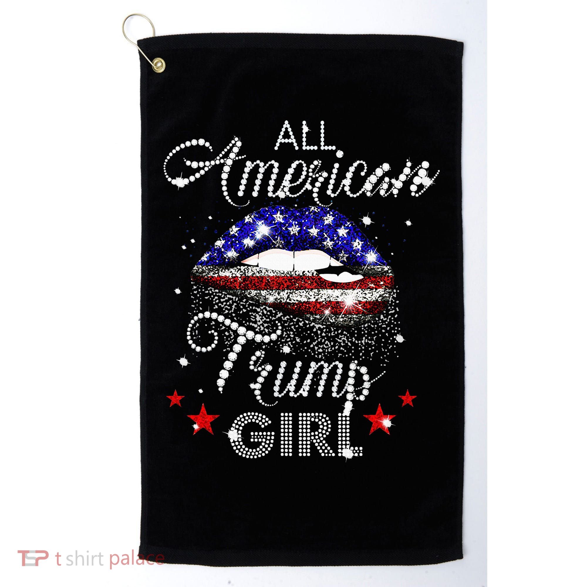 All American Trump Girl Golf Towel