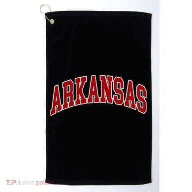Arkansas Ar Throwback Design Print Classic Golf Towel
