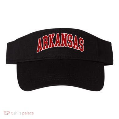Arkansas Ar Throwback Design Print Classic Visor