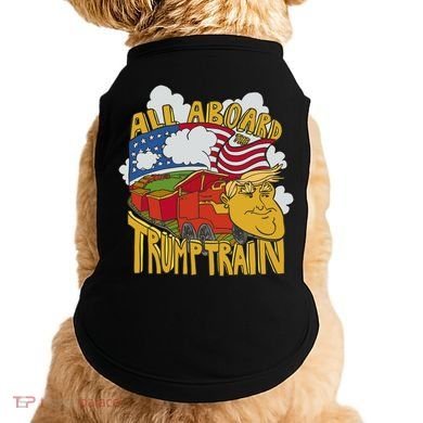 All Aboard Trump Train Doggie Tank