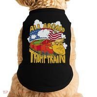 All Aboard Trump Train Doggie Tank thumb 0