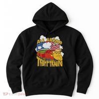 All Aboard Trump Train Hoodie thumb 0