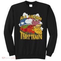 All Aboard Trump Train Sweatshirt thumb 0