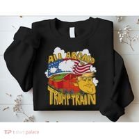 All Aboard Trump Train Sweatshirt thumb 2