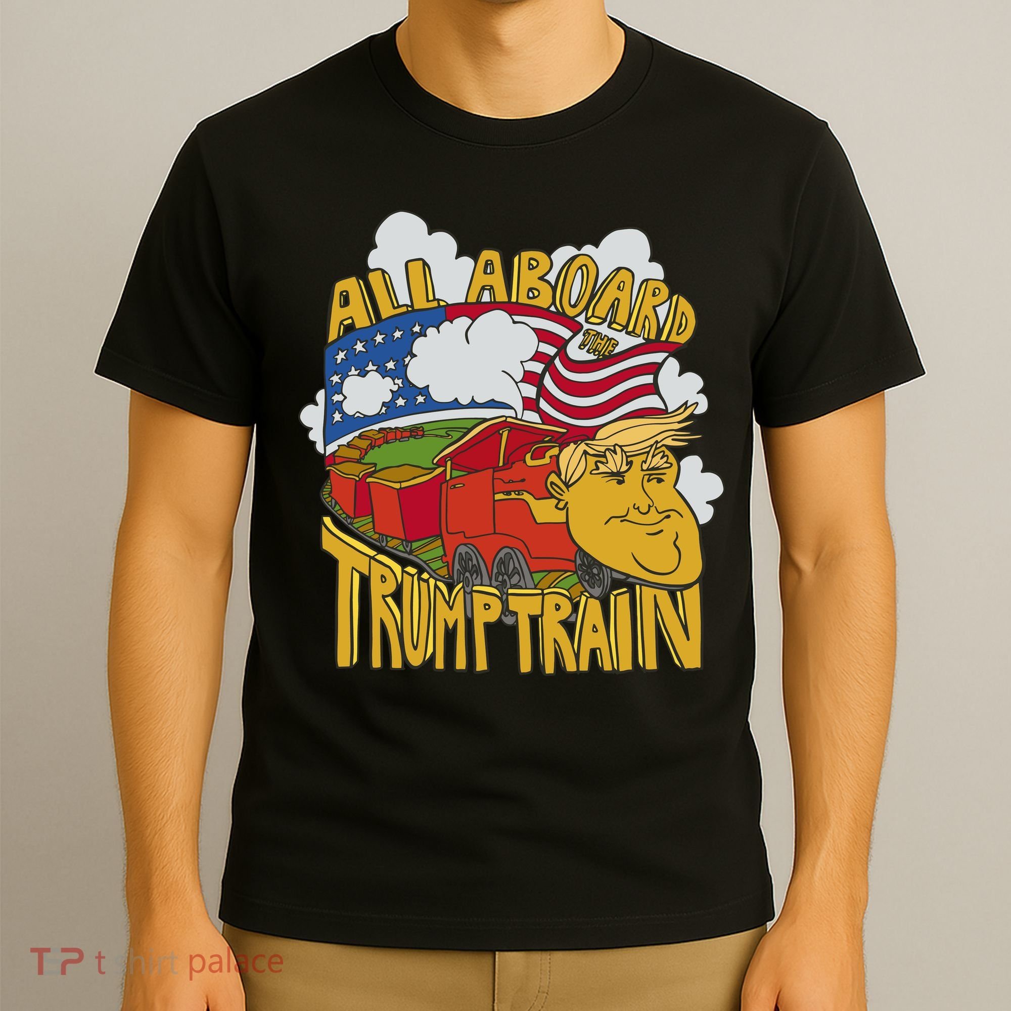 All Aboard Trump Train T-Shirt