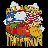 All Aboard Trump Train Bucket Hat thumb 4