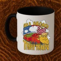 All Aboard Trump Train Coffee Mug thumb 2