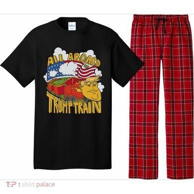 All Aboard Trump Train Pajama Set