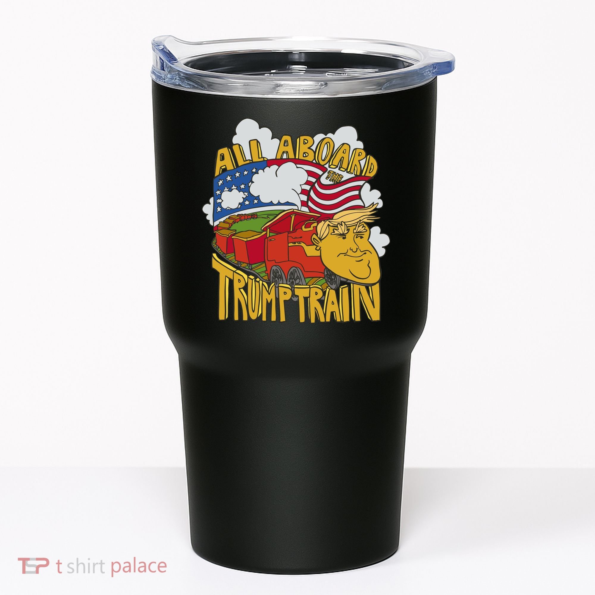All Aboard Trump Train Tumbler
