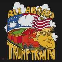 All Aboard Trump Train Mousepad thumb 1