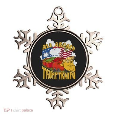 All Aboard Trump Train Ornament