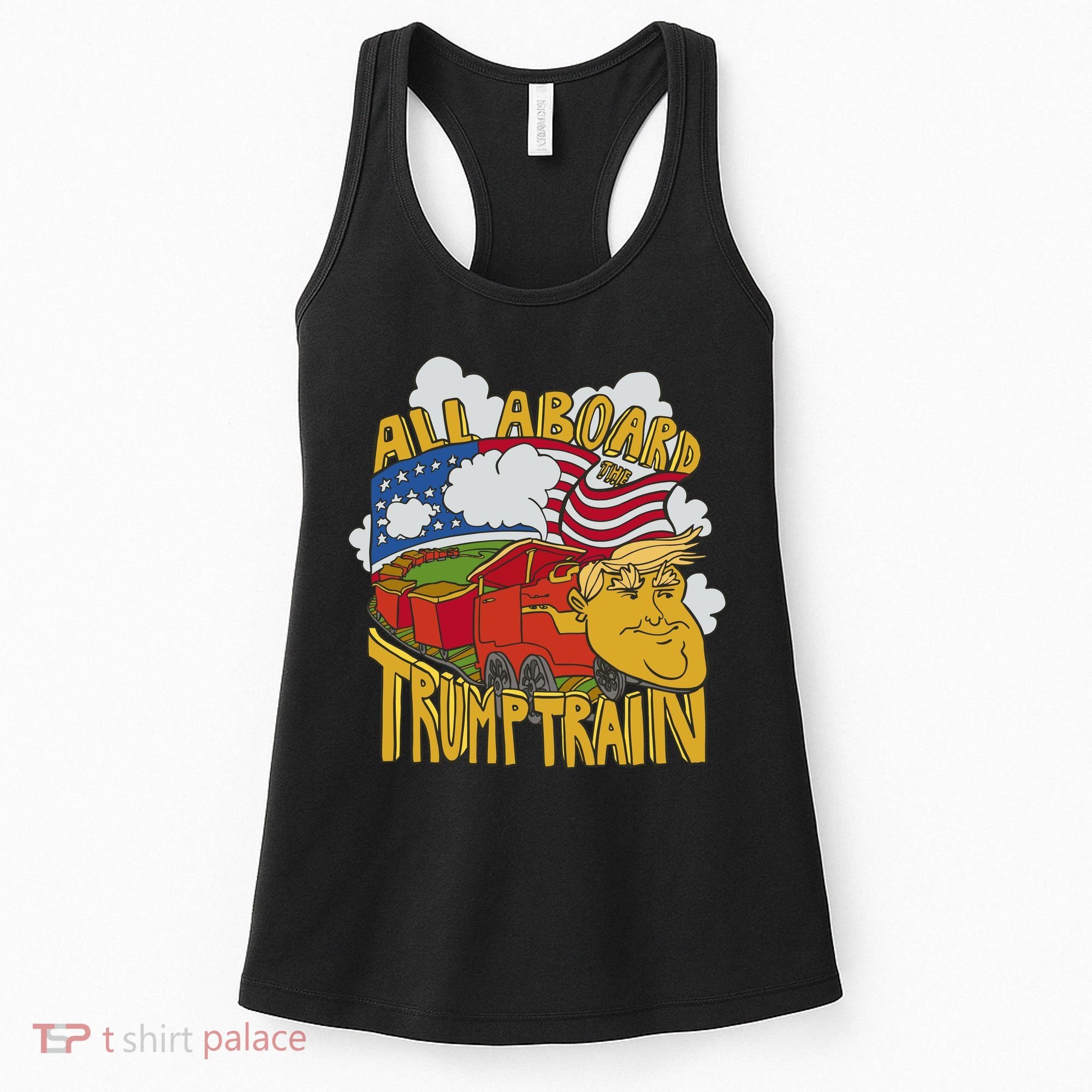 All Aboard Trump Train Women's Tank Top